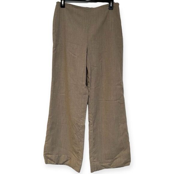 Ralph Lauren Black Label Wide Leg Side Zip Trouser Pants Size 12 - Picture 1 of 7